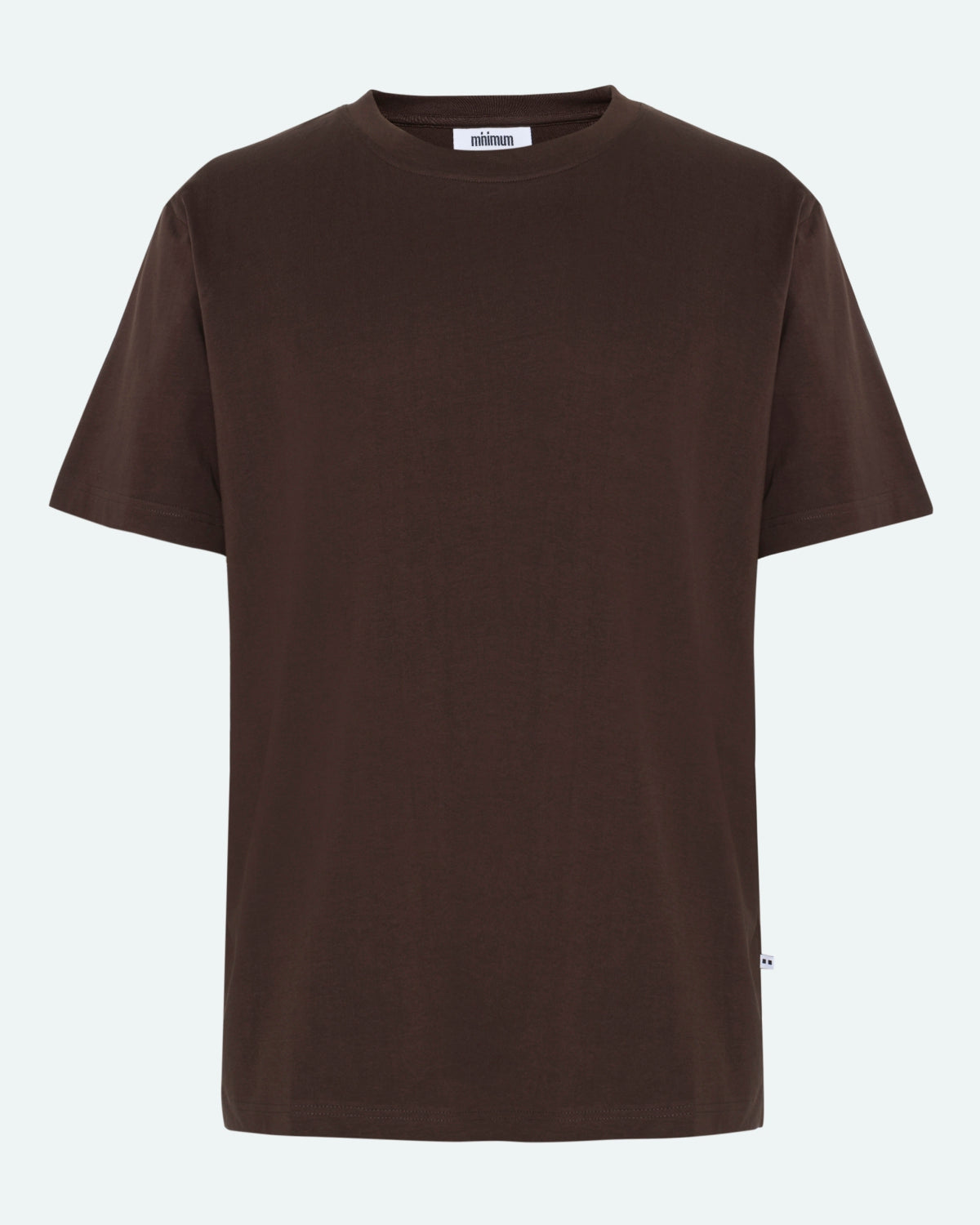 minimum male Aarhus short sleeved t-shirt G029 GOTS Short Sleeved T-shirt 1914 Seal Brown