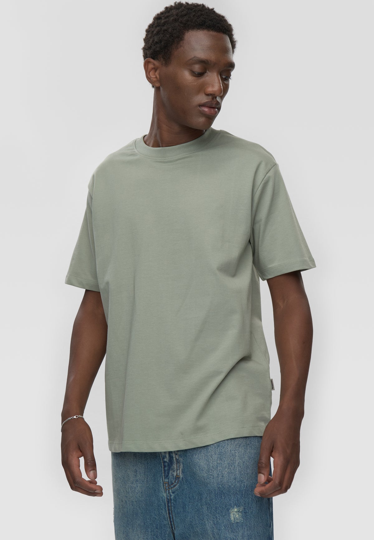 minimum male Aarhus short sleeved t-shirt G029 GOTS Short Sleeved T-shirt 5107 Chinois green