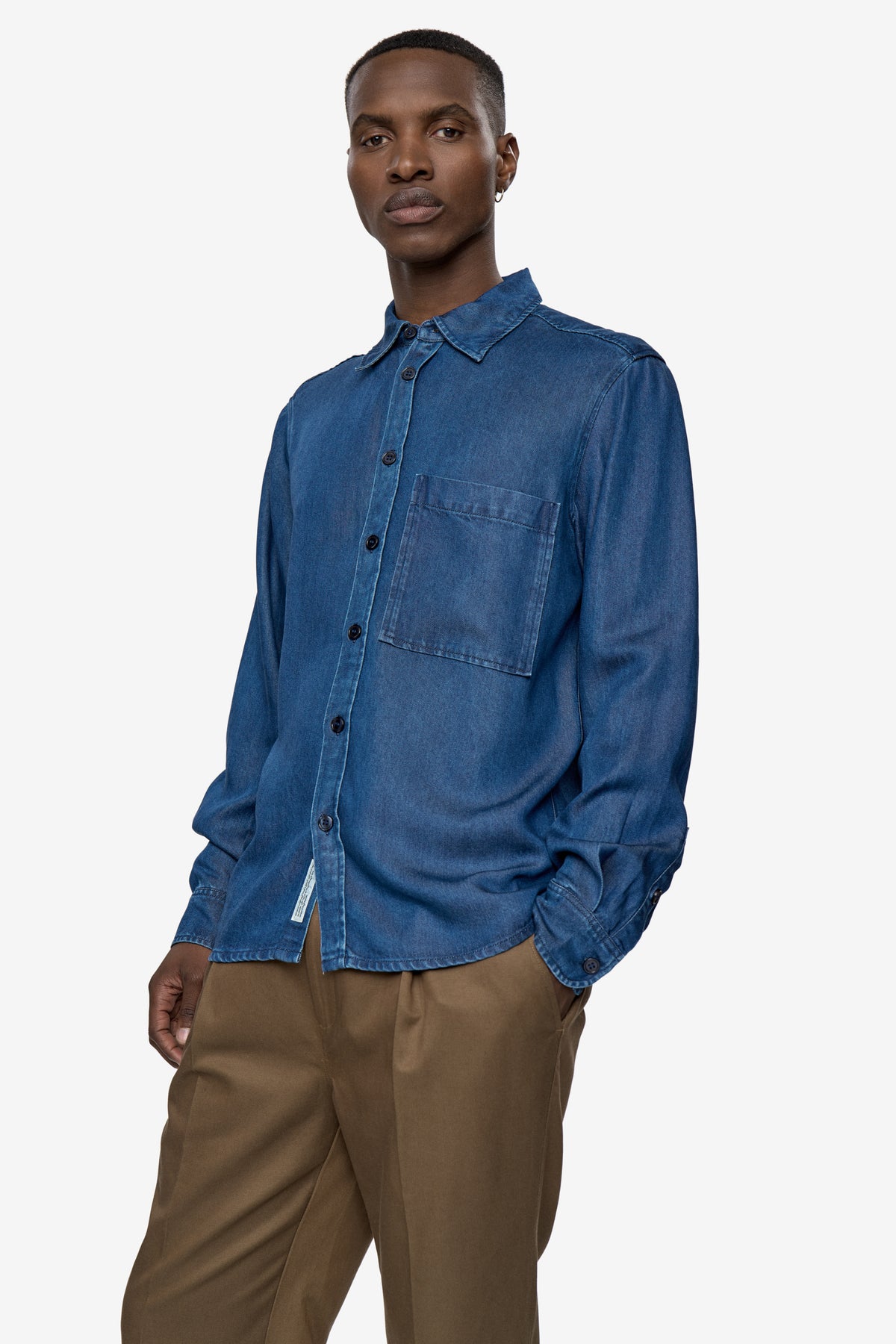 minimum male Ace rlx ls shirt 4814 Long Sleeved Shirt 1002 Medium Blue