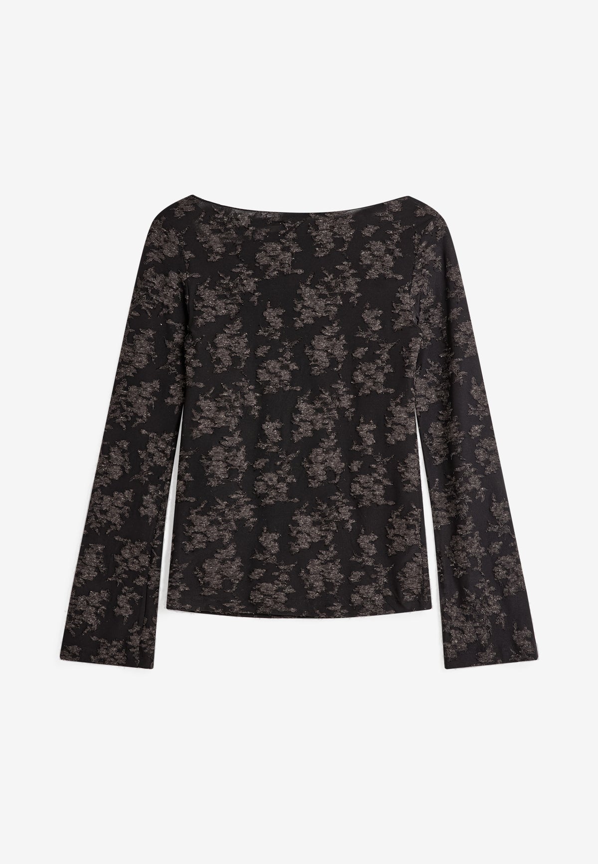 minimum female Aina boat neck ls t-shirt 4590 Long Sleeved T-shirt 999 Black
