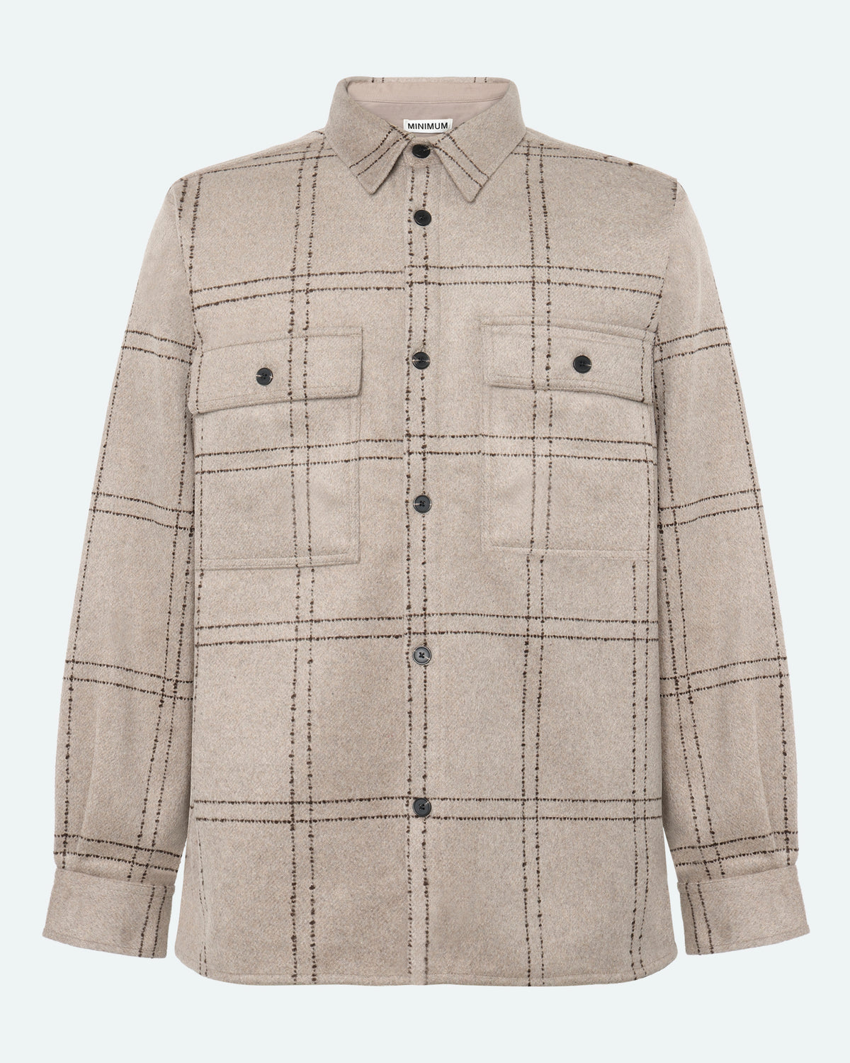 minimum male Bentley shirt 4404 Overshirt 1109 Chinchilla