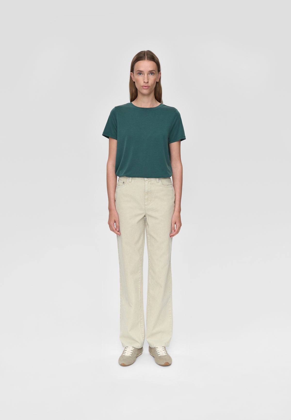 minimum female Britney MW str jeans 4356 Straight Jeans 6305 Pelican