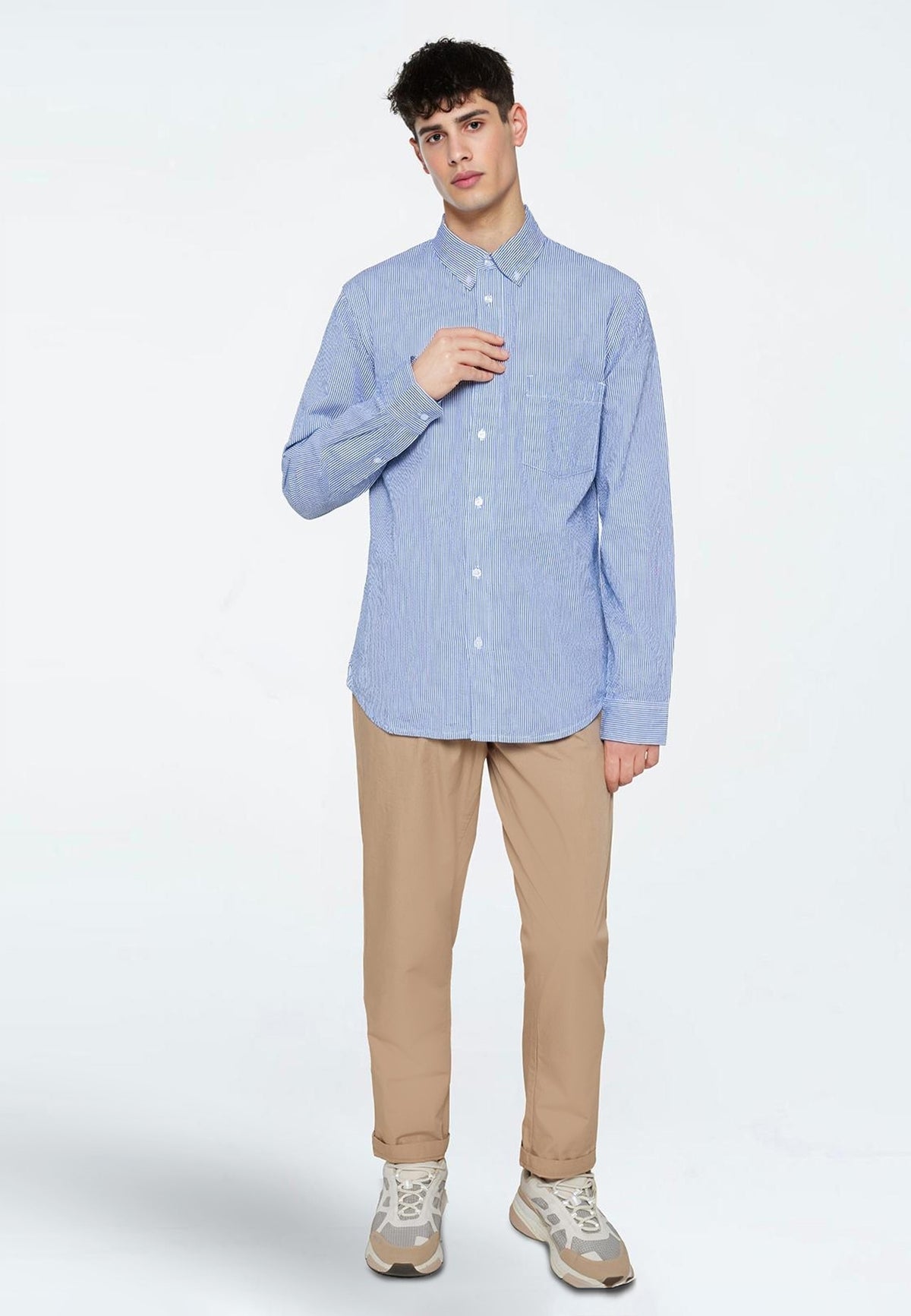 minimum male Colt Shirt 4442 Long Sleeved Shirt 4324 Legion Blue
