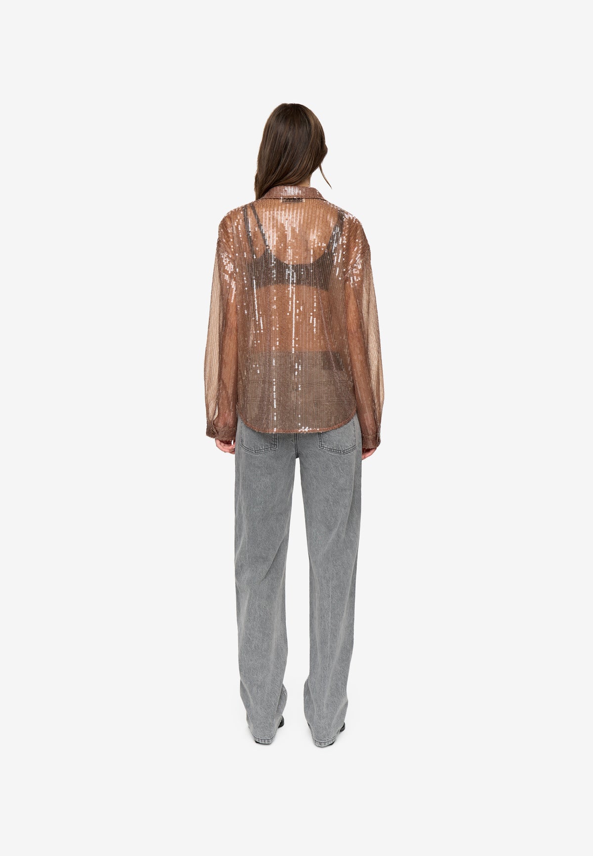 minimum female Dagny ls shirt 4762 Long Sleeved Shirt 1321 Brownie