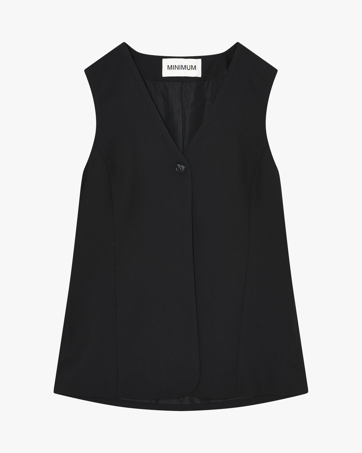 minimum female Davida vest 4527 Waistcoat 999 Black