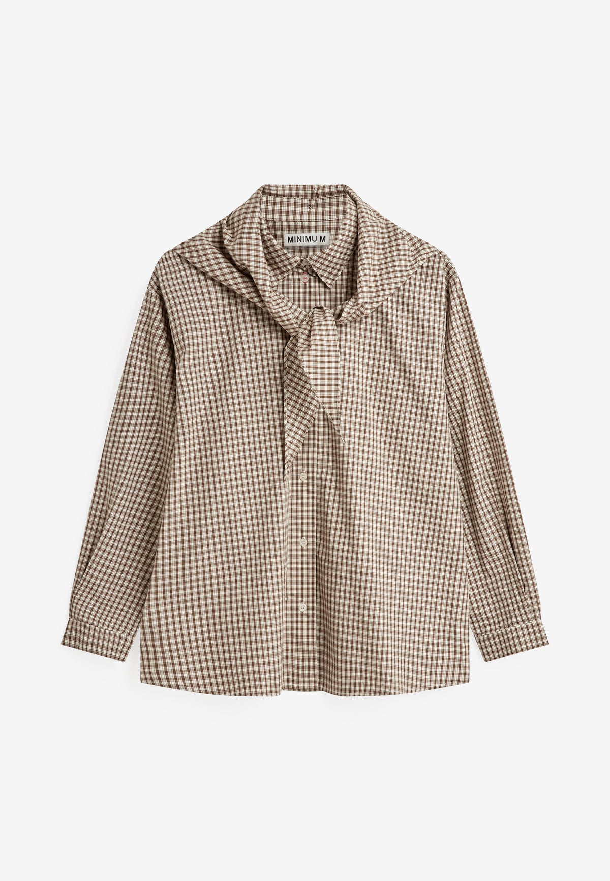 minimum female Harper shirt 4884 Long Sleeved Shirt 0617 Teak