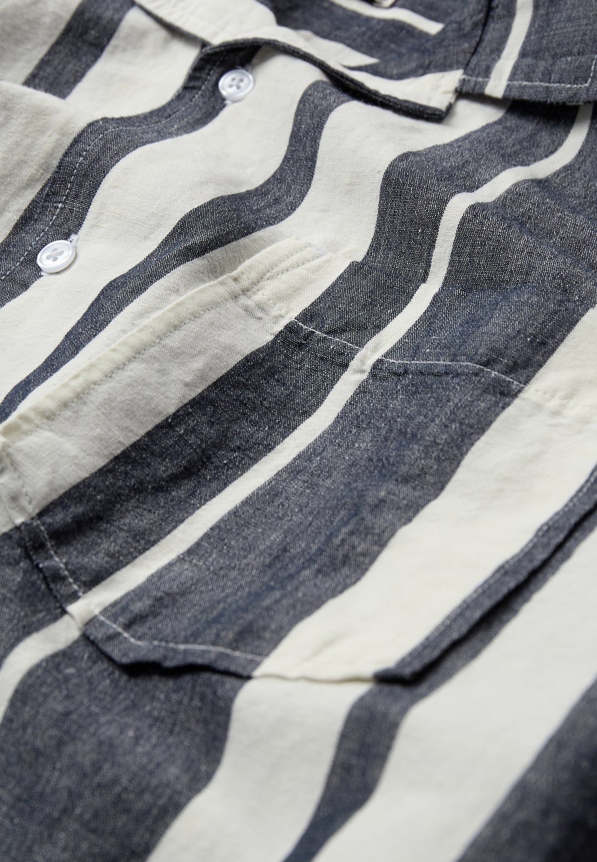 minimum male Hayden reg ss striped shirt 4577 Short Sleeved Shirt 3922 Sky Captain