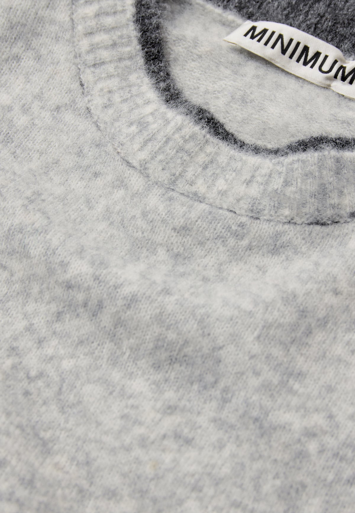 minimum male Henry sweater 4782 Jumper 4705 Gray Illusions