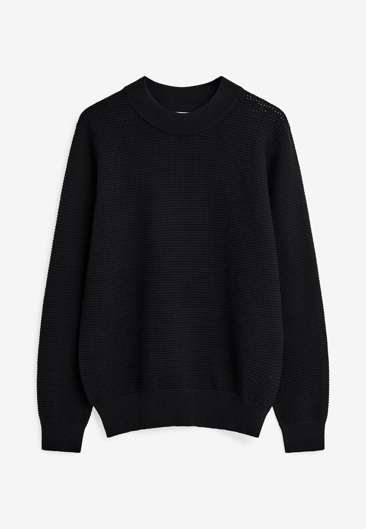 minimum male Joshua rlx ls jumper 4177 Jumper 999 Black