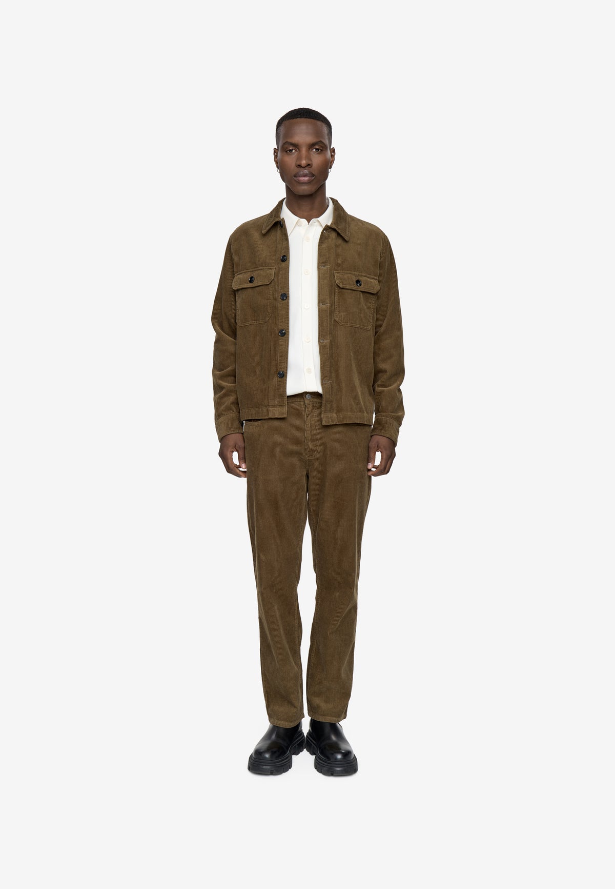 minimum male Kaison rlx ls shirt 4883 Overshirt 1815 Shitake
