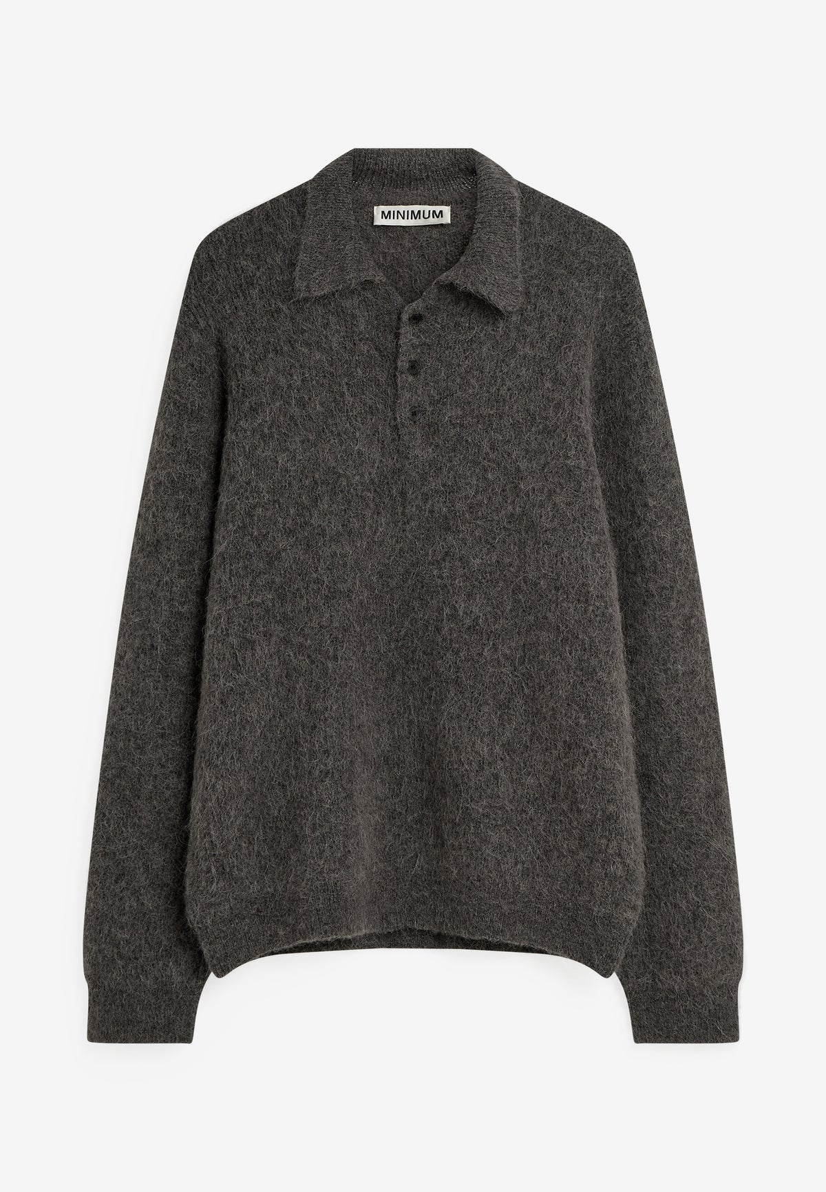 minimum male Kylo ls knit polo 3917 Polo 1912 Volcanic Ash