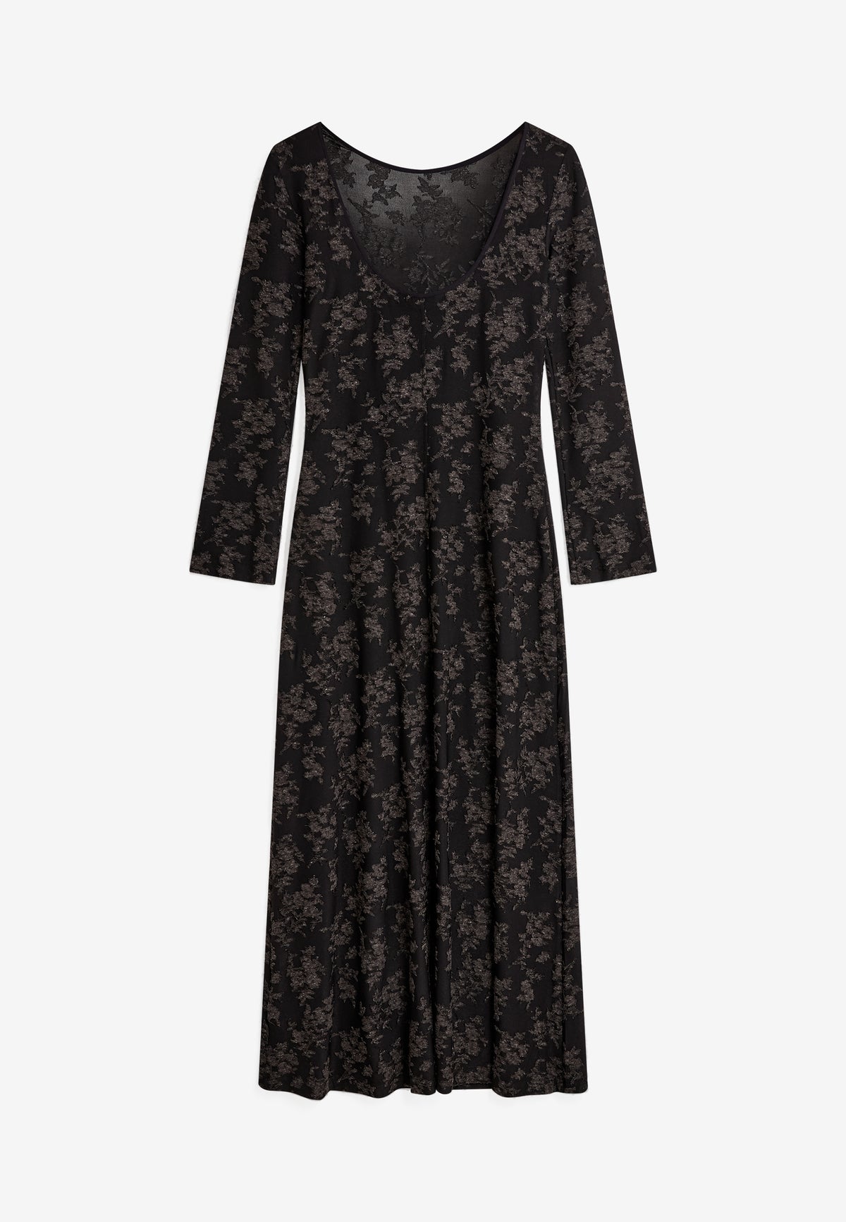 minimum female Leandra ls long dress 4590 Maxi Dress 999 Black