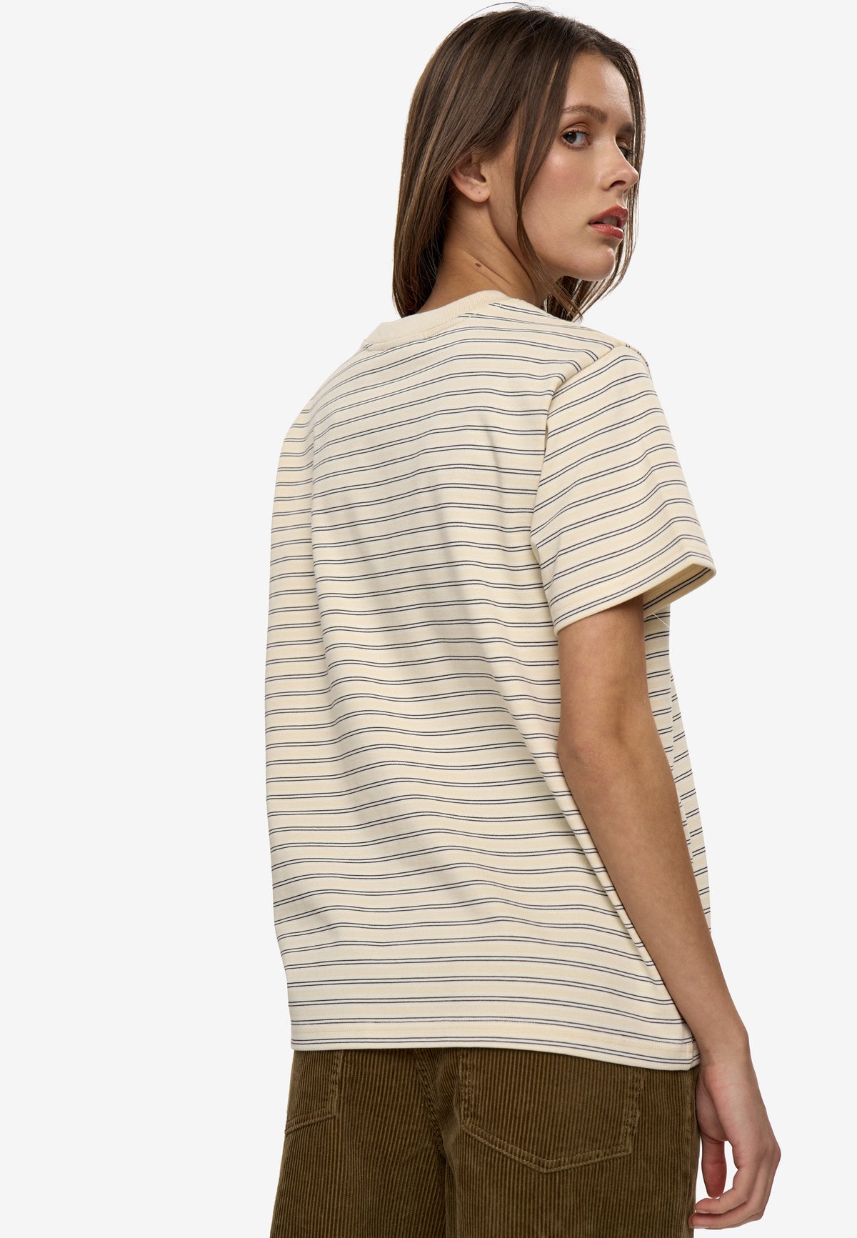 minimum female Lilou ss t-shirt 4791 Short Sleeved T-shirt 0711 Putty