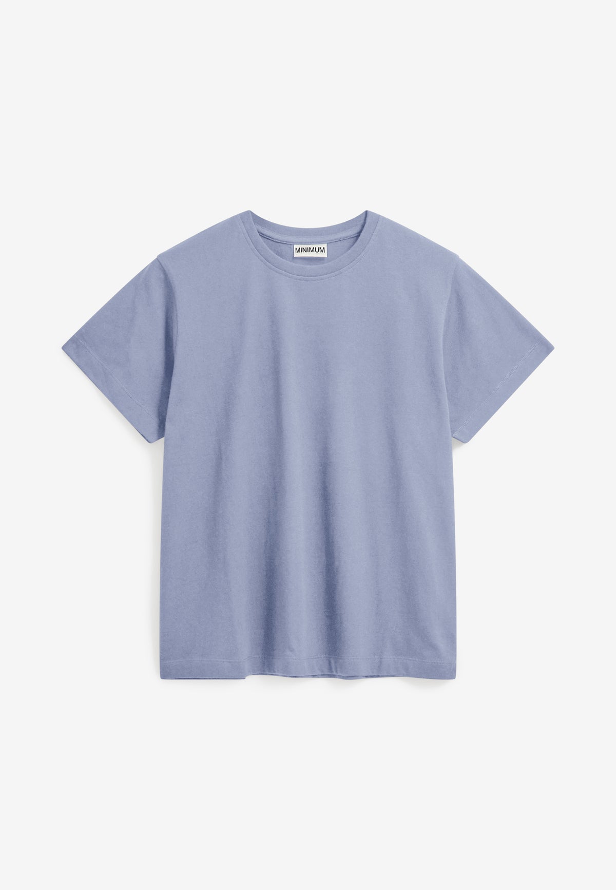 minimum female Lilou ss t-shirt G029 GOTS Short Sleeved T-shirt 1449 Xenon Blue