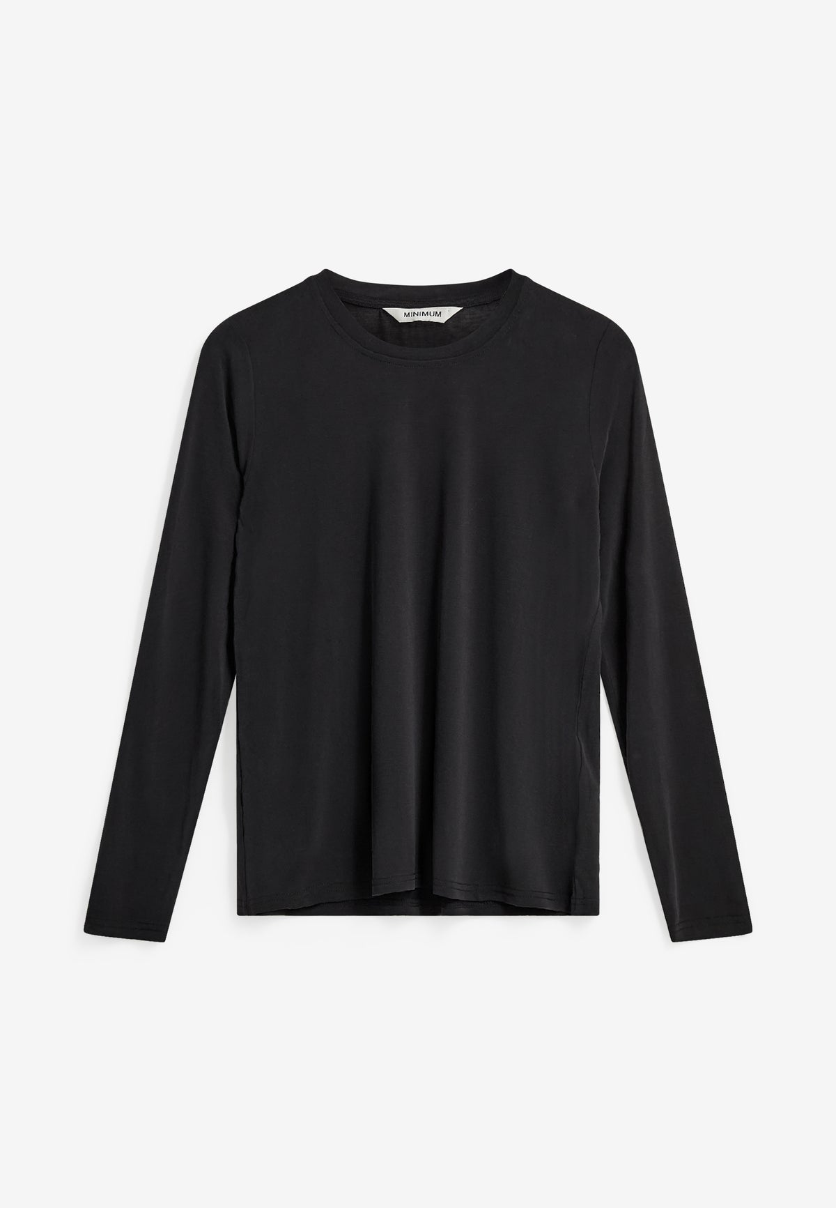 minimum female Margot Tee 0281 Long Sleeved T-shirt 999 Black