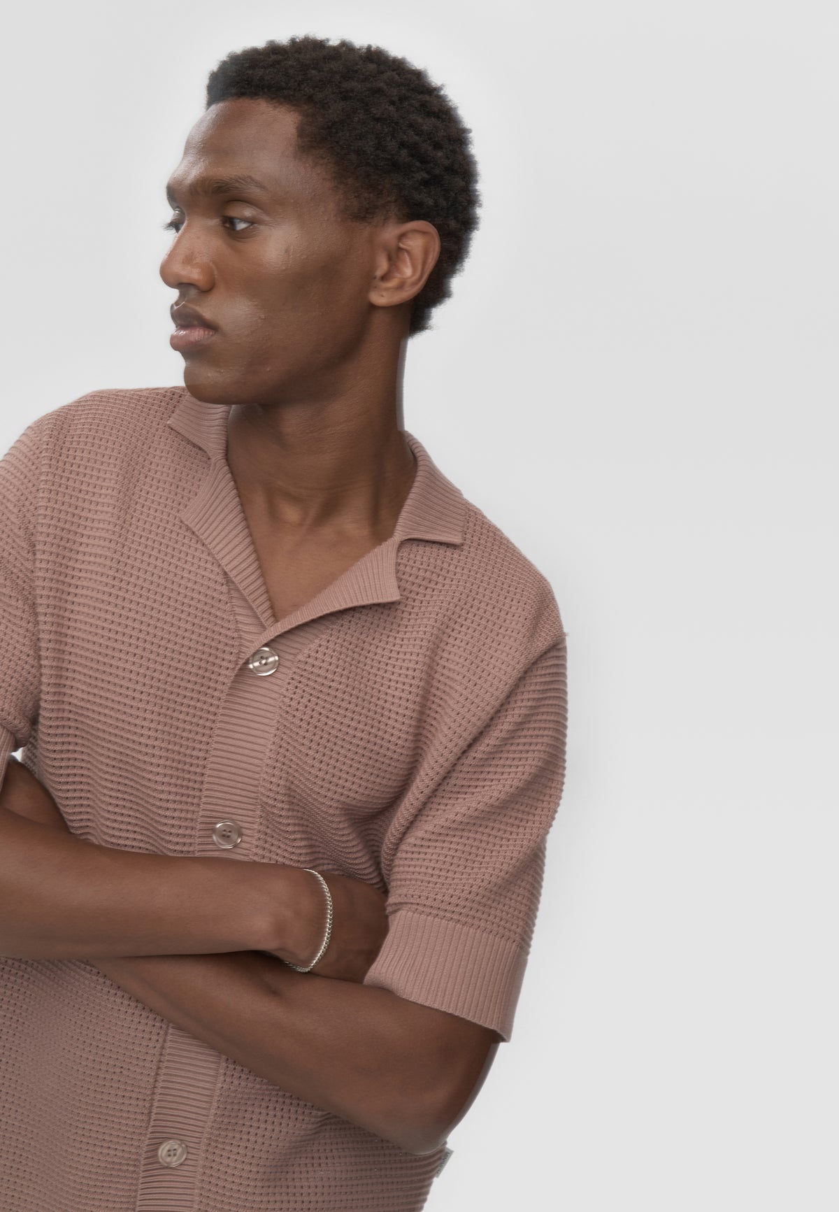 minimum male Mason crochet polo shirt 4177 Polo 1510 Antler