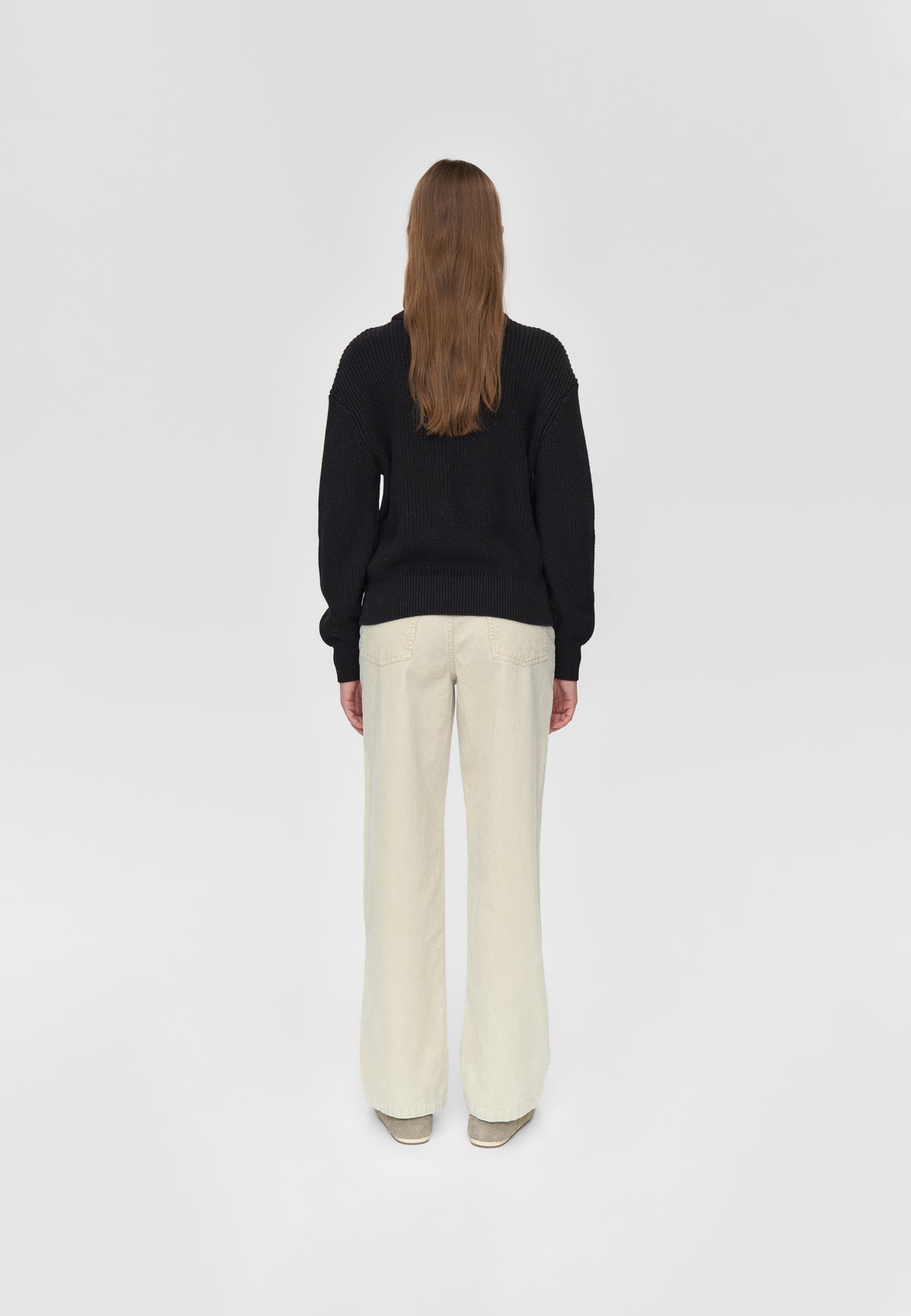 minimum female Mikala jumper G006 GOTS Jumper 999 Black