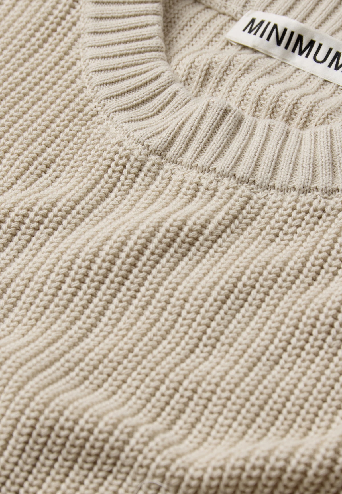 minimum male Rob basic knit sweater G006 GOTS Sweater 6305 Pelican