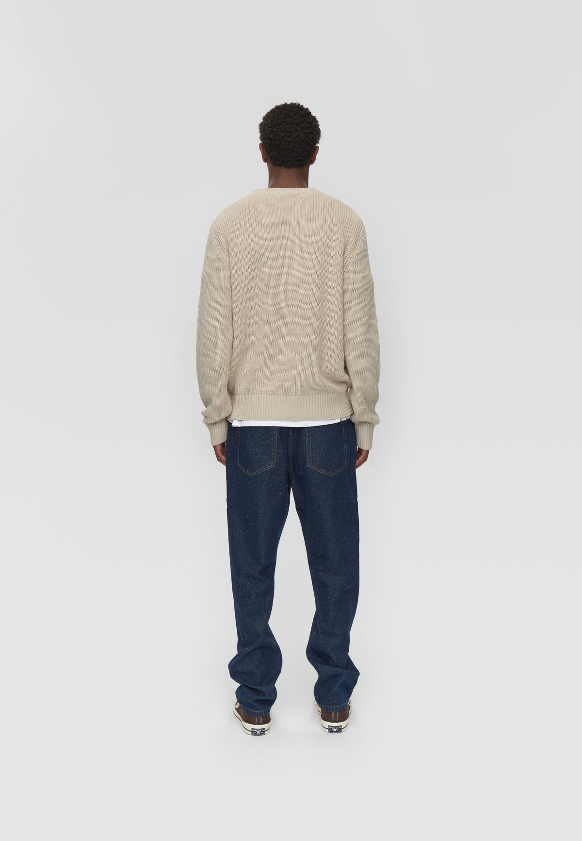 minimum male Rob basic knit sweater G006 GOTS Sweater 6305 Pelican