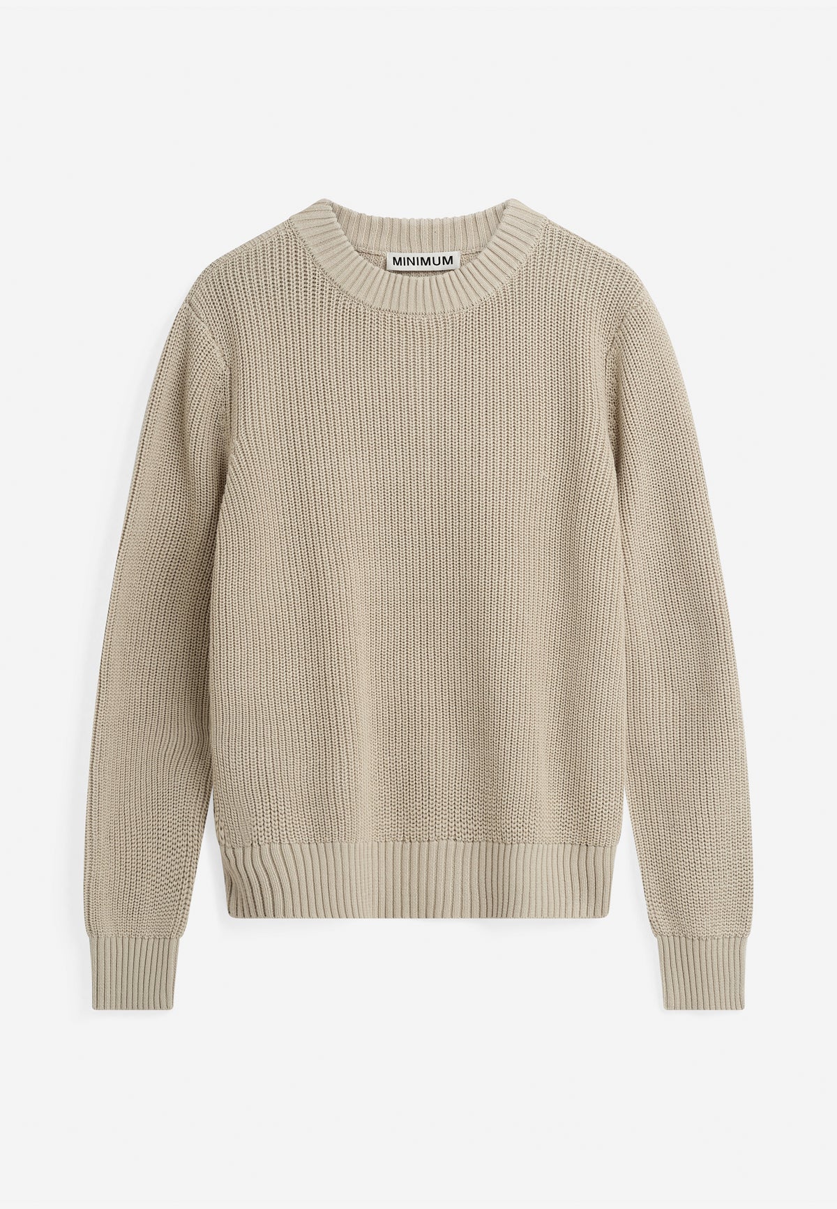 minimum male Rob basic knit sweater G006 GOTS Sweater 6305 Pelican