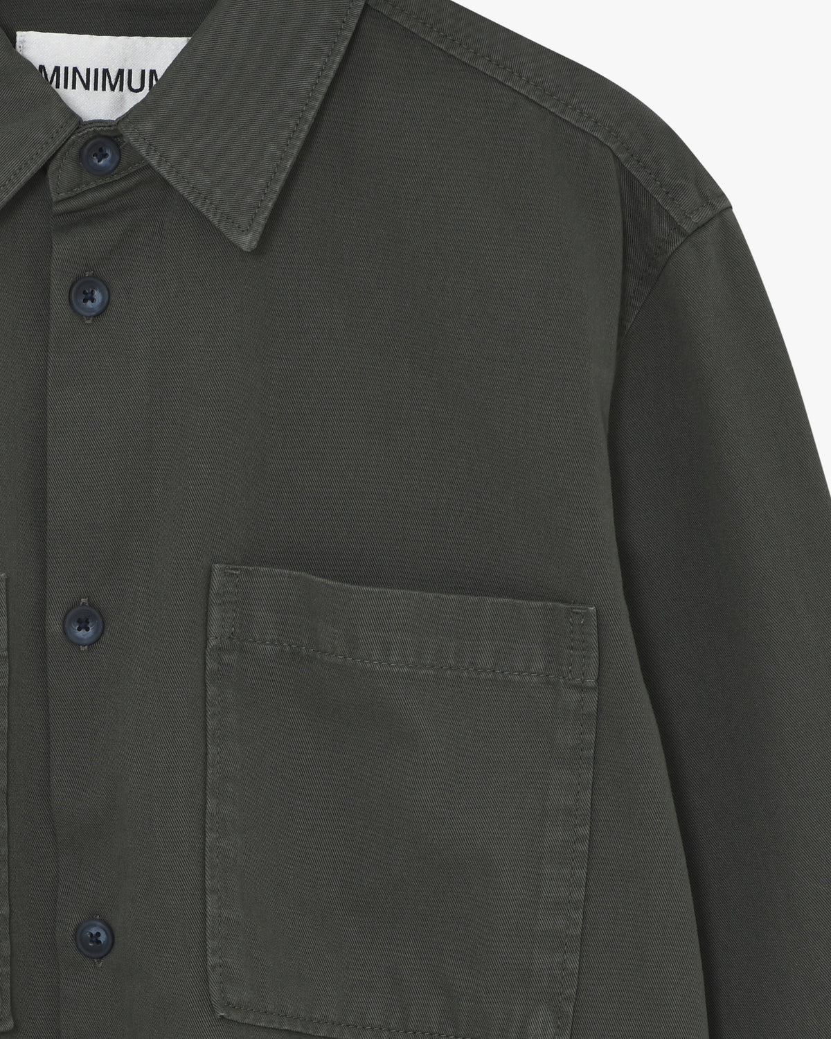minimum male Titan Overshirt 4470 Overshirt 0510 Castor Gray