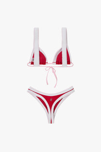 Coralite Bikini Top Red
