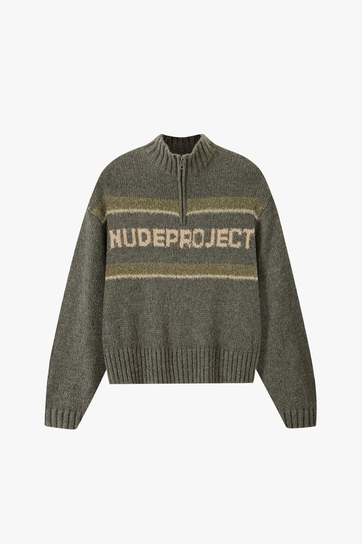 Soho Quarter-Zip Knit Sweater