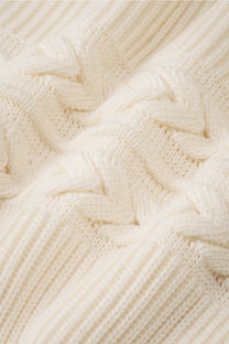 Ridgmount Quarter-Zip Knit Sweater Ivory