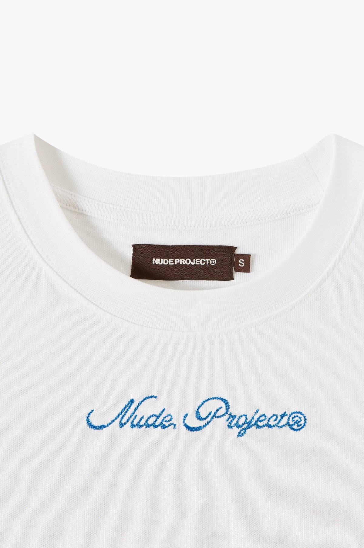 Peach Tee White