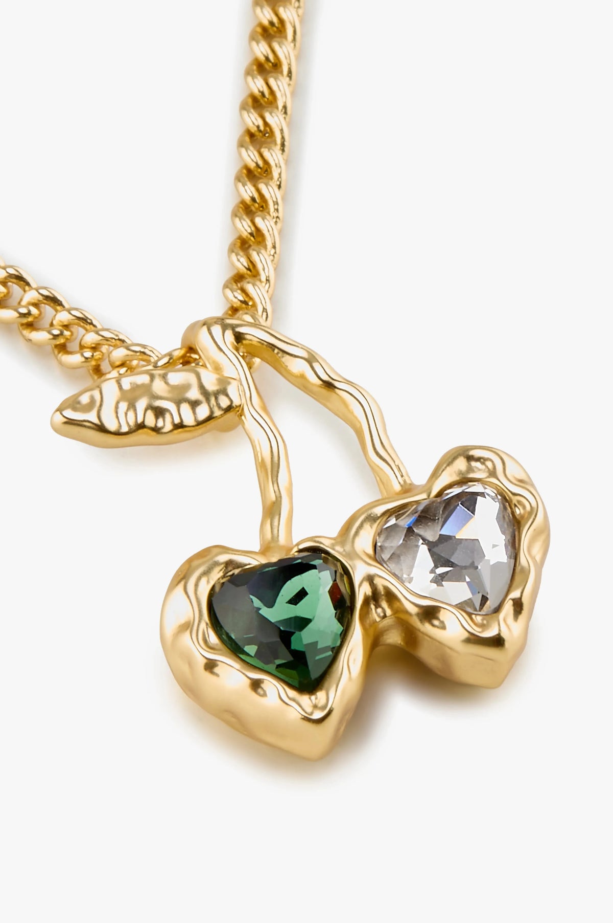 Hearts Necklace Gold