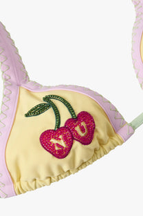 Top Bikini Coralite Giallo