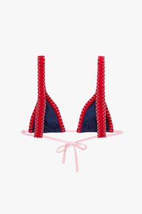 Coralite Bikini Top Navy