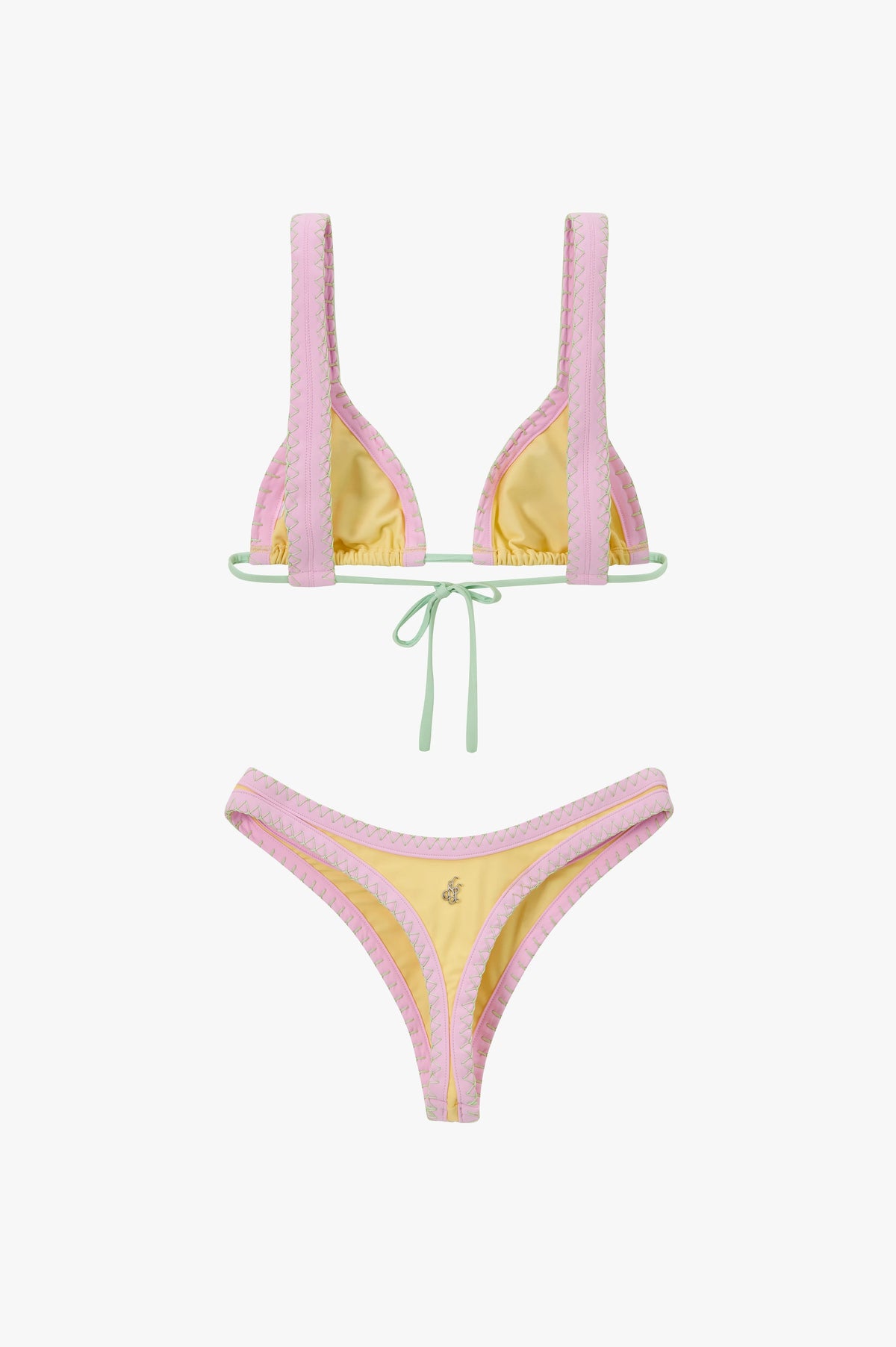 Top Bikini Coralite Giallo
