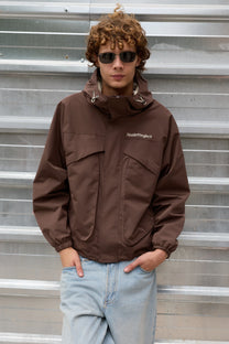 Windbreaker Jacket Brown