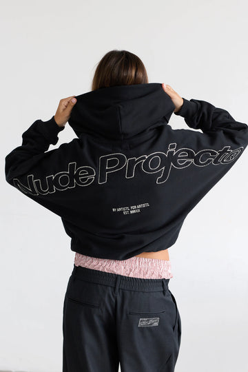 Beast Zip-Up Hoodie Black