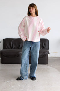 Sailor Long-Sleeve Tee Pink