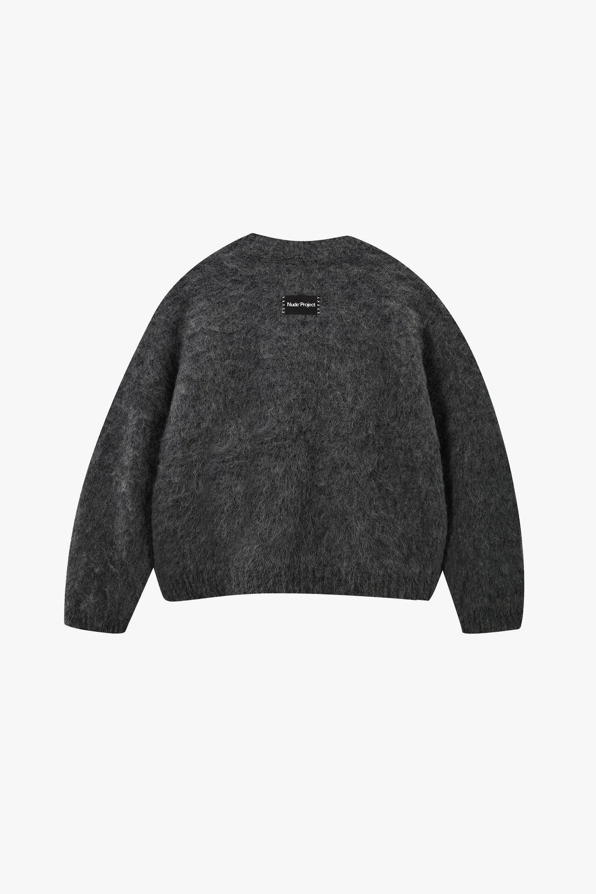 Alpaca Knit Sweater Grey