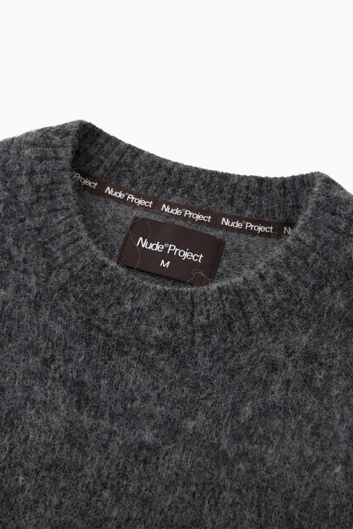 Alpaca Knit Sweater Grey