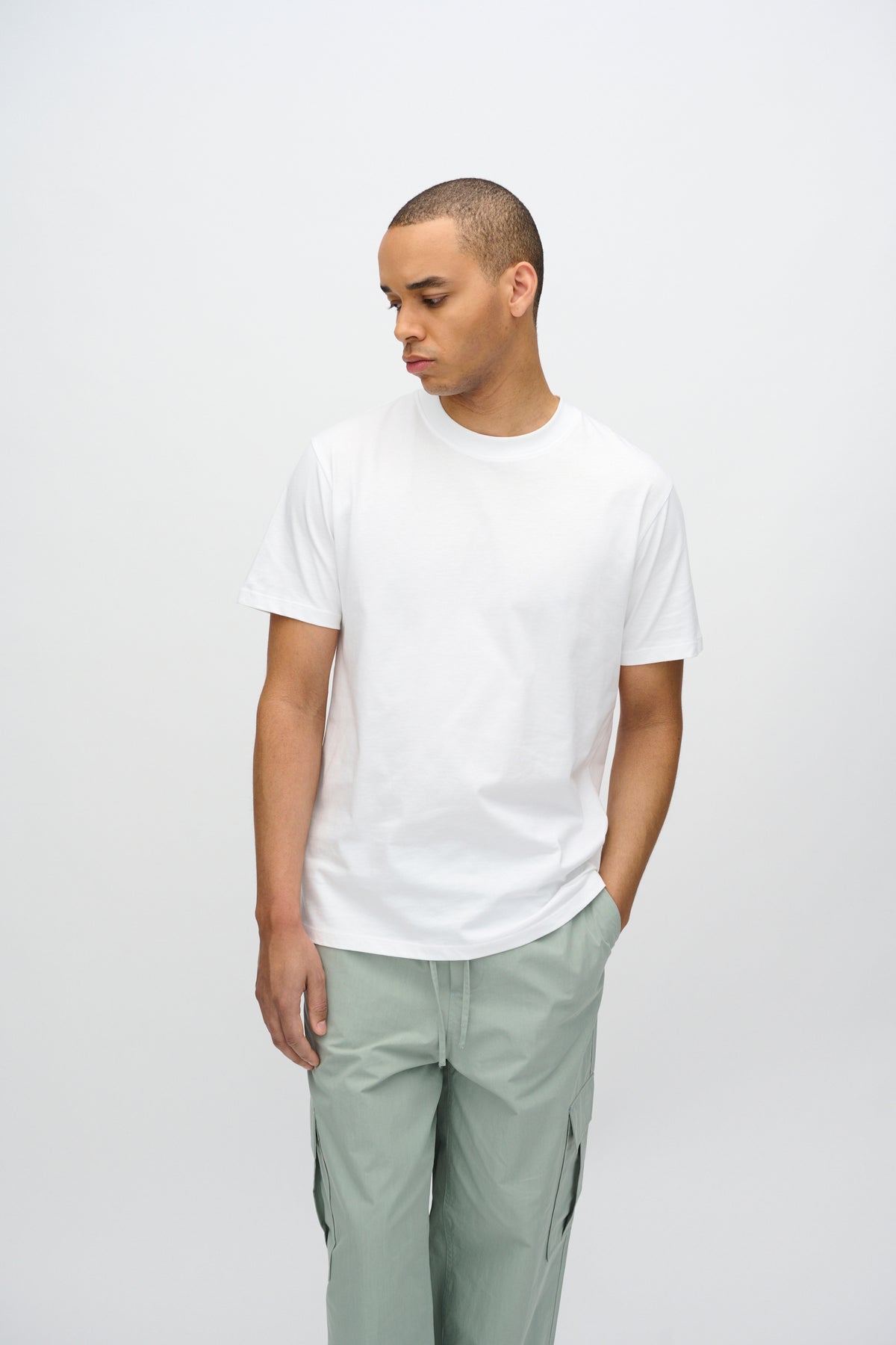 minimum male Aarhus short sleeved t-shirt G029 GOTS Short Sleeved T-shirt 000 White