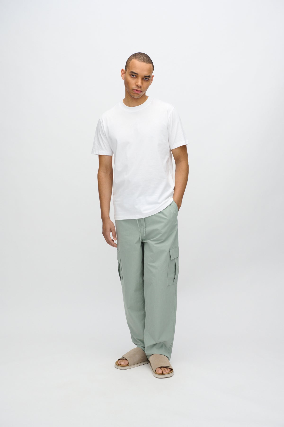 minimum male Aarhus short sleeved t-shirt G029 GOTS Short Sleeved T-shirt 000 White