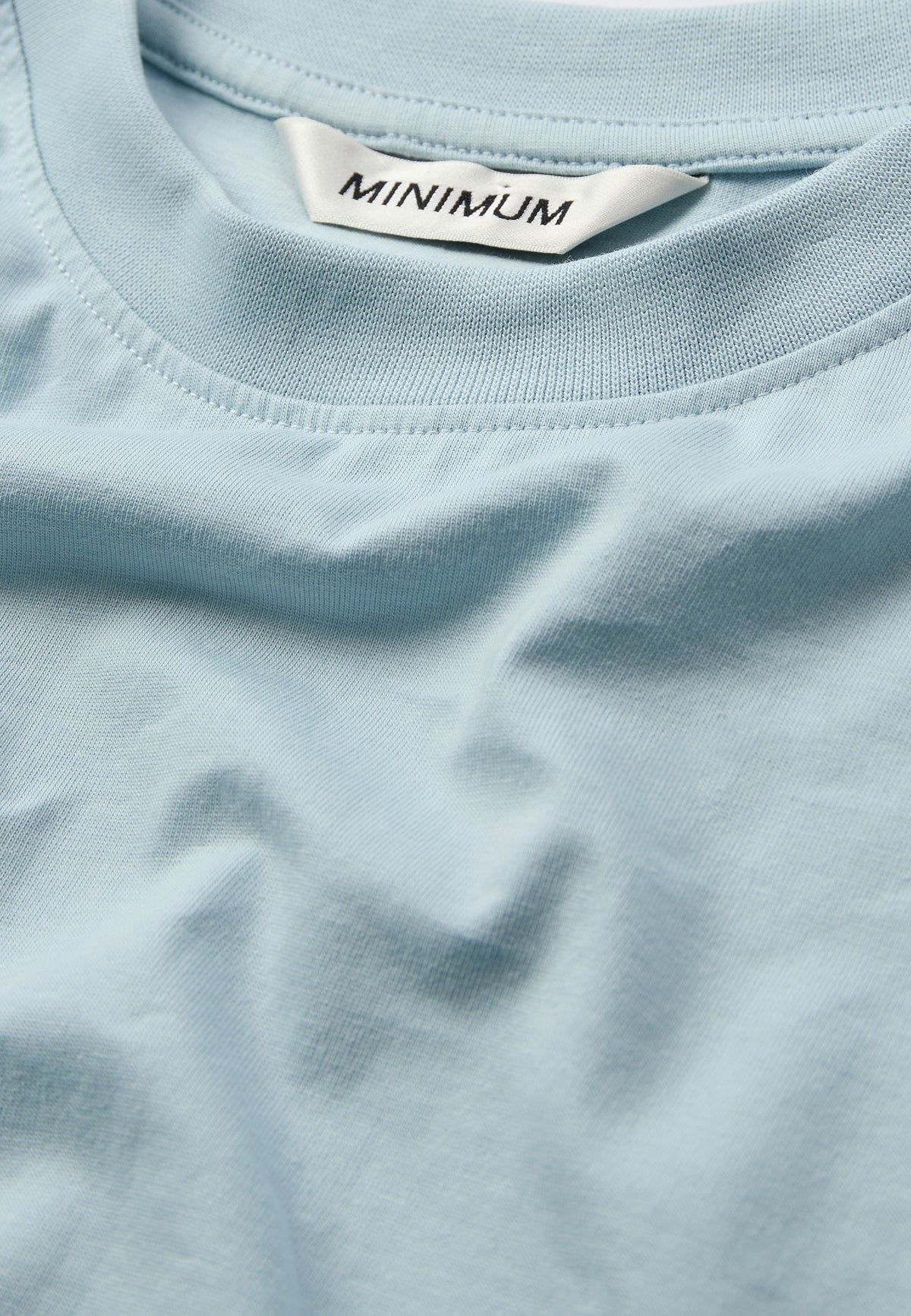 minimum male Aarhus short sleeved t-shirt G029 GOTS Short Sleeved T-shirt 4115 Cashmere Blue