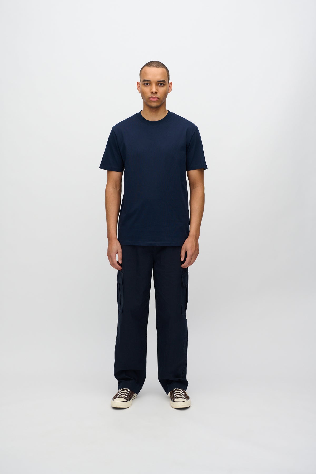minimum male Aarhus short sleeved t-shirt G029 GOTS Short Sleeved T-shirt 687 Navy Blazer
