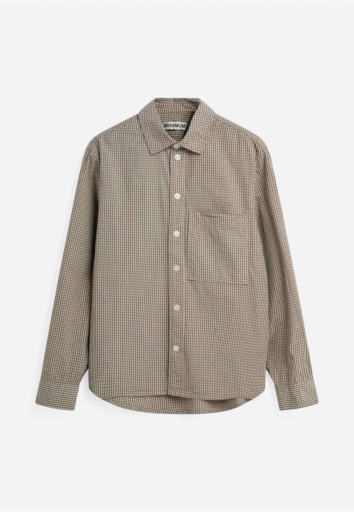 minimum male Ace rlx ls check shirt 4650 Long Sleeved Shirt 6305 Pelican