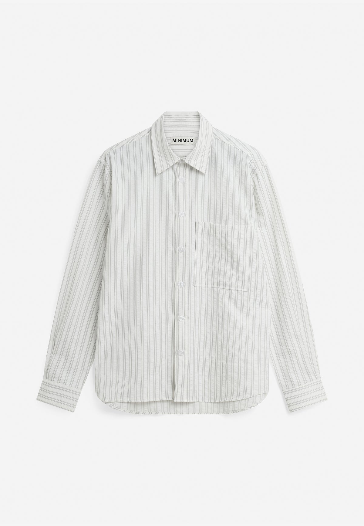 minimum male Ace rlx ls striped shirt 4603 Long Sleeved Shirt 0608 Coco Milk