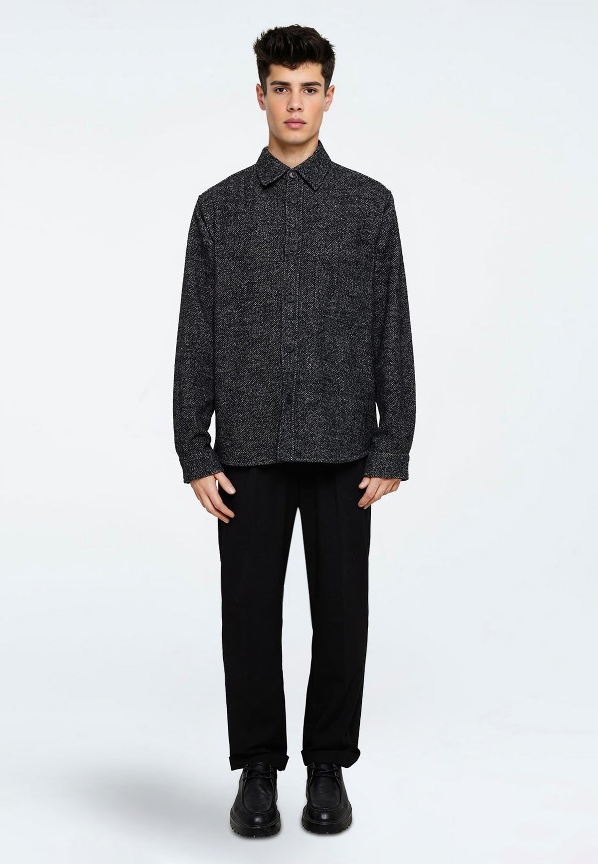 minimum male Alonso shirt 4401 Overshirt 999 Black