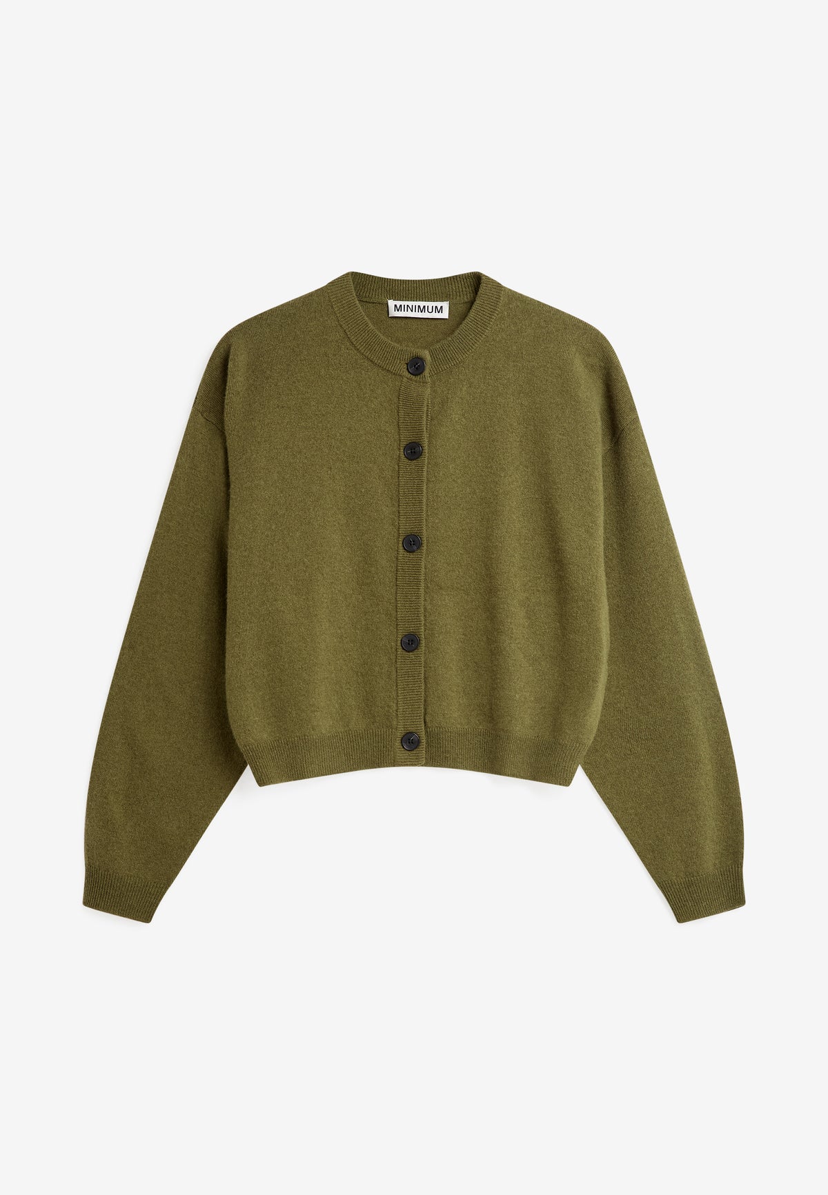 minimum female Assiana cardigan 3801 Jumper 0529 Sphagnum