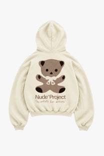 Sudadera Bear Blanco Crema