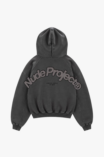 Beast Zip-Up Hoodie Ash