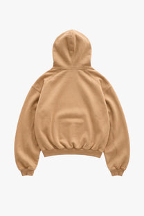 Box Logo Hoodie Beige