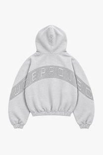 C-suite Zip-Up Hoodie Grey